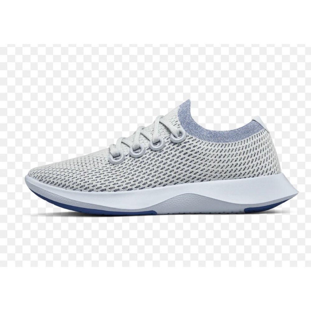 Allbirds Tree Dasher 1 Womens 10.5 Geyser Grey Blue Running Shoes Sneakers